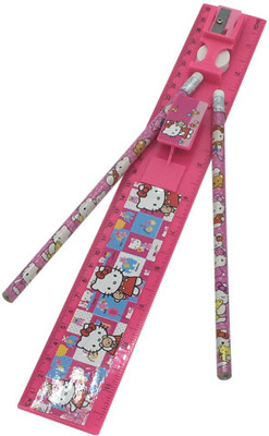 

Funcart Hello Kitty Printed pattern Art Plastic Pencil Box(Set of 1, Multicolor)