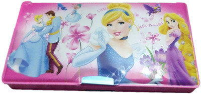 

GUBBAREY DISNEY PRINCESS CARTOON COLOURFULL Art PLASTIC Pencil Box(Set of 1, Multicolor)