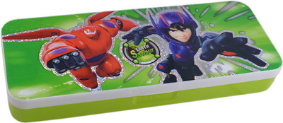 

Saamarth Impex Student Supplies Cartoon Print Art Plastic Pencil Box(Set of 1, Green)