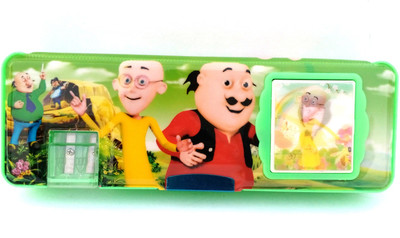 

Asa Products motu patlu cartoon series Art plastic Pencil Box(Set of 1, Multicolor)