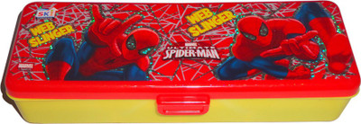 

SKI LIC Duster Ultimate Spiderman Web-Slinger Art Plastic Pencil Box(Set of 1, Red, Yellow)