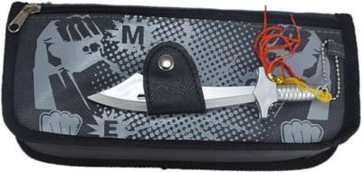 

Saamarth Impex Printed Art Art Fabric Pencil Box(Set of 1, Gray)