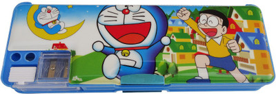 

Dream Bag Doraemon Colourfull Art Plastic Pencil Boxes(Set of 2, Multi colours)