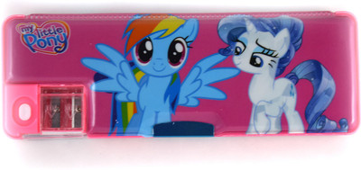 

Funmatic Inbuilt Sharpner My Little Pony Art Plastic Pencil Box(Set of 1, Pnk)