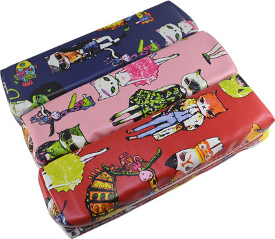 

Saamarth Impex Printed Art Art Fabric Pencil Box(Set of 1, Multicolor)