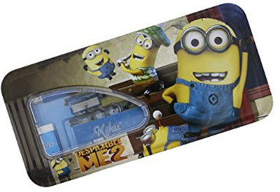 

Shopaholic Minion Characters Art Metal Pencil Box(Set of 1, Yellow)