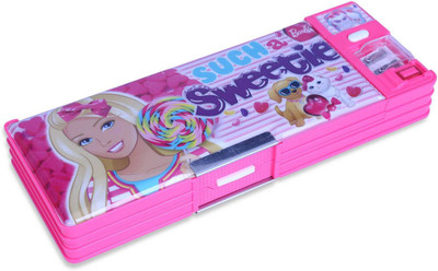

Barbie Barbie Graphic Art Plastic Pencil Box(Set of 1, Pink)