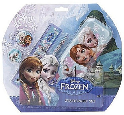 

Disney Frozen Character Print Art Plastic Pencil Box(Set of 1, Multicolor)