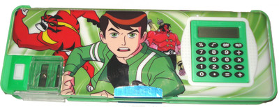 

HINA Ben 10 Character Art Plastic Pencil Box(Set of 1, Green)