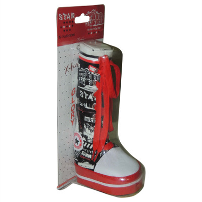 

Bagathon India Shoe Shoe Shaped Art Foam Leather Pencil Box(Set of 1, Red)