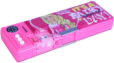 

Barbie Barbie Graphic Art Plastic Pencil Box(Set of 1, Pink)