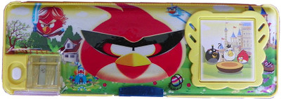 

Hyde & Seek Angry Birds Angry birds Art plastic Pencil Box(Set of 1, Red)