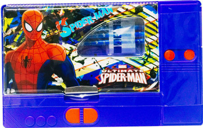 

Priyankish Smart Kidz Spiderman Art Plastic Pencil Box(Set of 1, Blue)