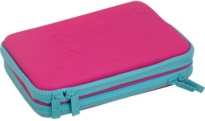 

University of Oxford F.B Plain Art Canvas Pencil Box(Set of 1, Pink)