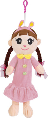 

FabSeasons Fashion Doll Art Faux Fur Pencil Box(Set of 1, Pink)