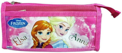 

Disney Frozen Elsa & Anna Art Polyster Pencil Box(Set of 1, Multicolor)