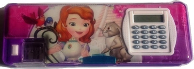 

Gift Chachu Calculator NA Art Plastic Pencil Box(Set of 1, Purple)