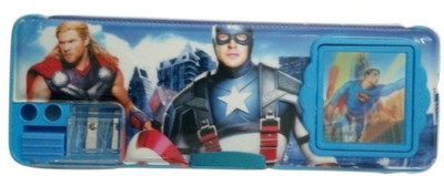 

ARN Pencil Box Avengers characters Art Plastic Pencil Box(Set of 1, Multicolor)