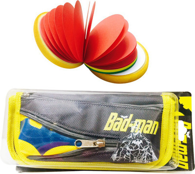 

Priyankish Smart Kids Fictional Superhero Art PU Pencil Box(Set of 2, Yellow)