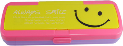 

Saamarth Impex Message Slogan Art Plastic Pencil Box(Set of 1, Multicolor)
