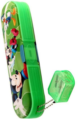 

PTCMart Mickey Flowers Art Plastic Pencil Box(Set of 1, Multicolor)