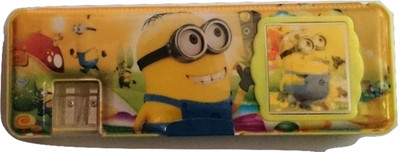 

Gift Chachu Calculator Minnions Art Plastic Pencil Box(Set of 1, Yellow)