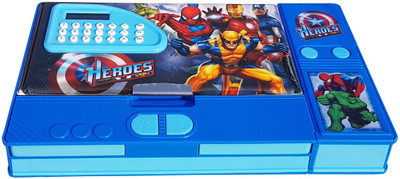 

Sae Fashions Avengers Movie Character Art Plastic Pencil Box(Set of 1, Multicolor)