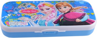 

Saamarth Impex Disney Cartoon Art Plastic Pencil Box(Set of 1, Blue)