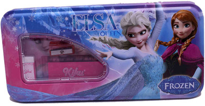 

Funcart Frozen Printed pattern Art Plastic Pencil Box(Set of 1, Multicolor)