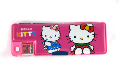

Funmatic Inbuilt Sharpner Hello Kitty Art Plastic Pencil Box(Set of 1, Pink)