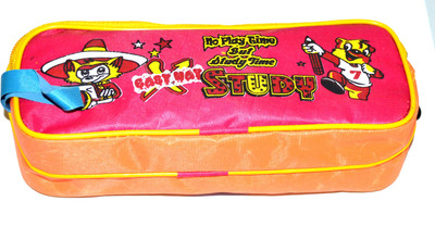 

Pin to Pen Kitty Kitty Art Cloth Pencil Box(Set of 1, Multicolour)
