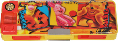 

Disney Pooh Graphics Art Plastic Pencil Box(Set of 1, Multicolour)