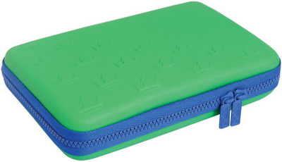 

University of Oxford Crown Plain Art Canvas Pencil Box(Set of 1, Green)