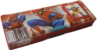 

Siltason Shakti SPIDER MAN CARTOON Art PLASTIC Pencil Box(Set of 1, Red)