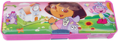 

Dream Bag Dora Colourful Art Plastic Pencil Box(Set of 1, Multi colours)