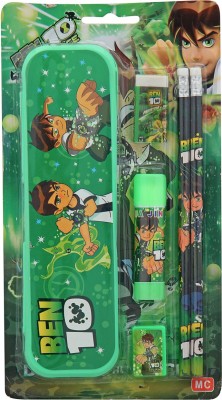 

Shopiral BEN 10 CARTOON Art PLASTIC Pencil Box(Set of 1, Green)