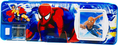 

Priyankish Smart Kidz Spiderman Art Plastic Pencil Box(Set of 1, Blue)