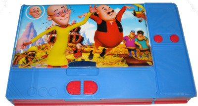 

HINA NA Character Art Plastic Pencil Box(Set of 1, Blue)