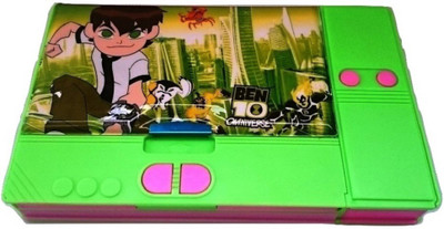 

Royle Katoch TRANSPARENT WINDOW BEN1O JUMBO TRANSPARENT WINDOW BEN1O JUMBO Art PLASTIC Pencil Box(Set of 1, Multicolor)