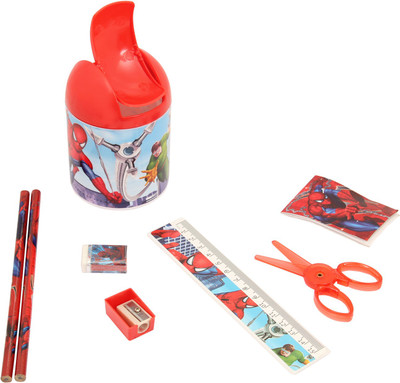 

Shopiral WORLD OF TOONS CARTOON Art PLASTIC Pencil Box(Set of 1, Red)