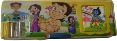 

Gift Chachu Yellow Calculator Chhota Bheem Art Plastic Pencil Boxes(Set of 1, Yellow)
