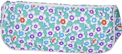 

Saamarth Impex Printed Flower Art Fabric Pencil Box(Set of 1, Blue)