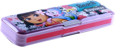 

HM International Dora Cartoon Art Plastic Pencil Box(Set of 1, Multicolor)