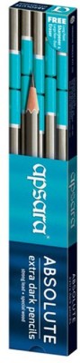 

Apsara Absolute PENCIL Art Paper box Pencil Boxes(Set of 10, Blue, Silver)