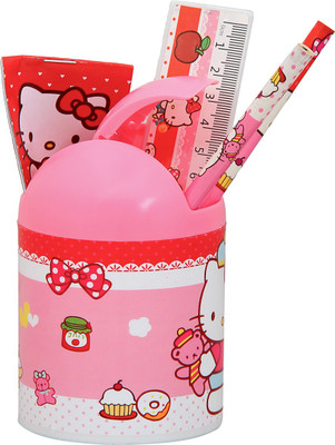 

Shopiral KITTY CARTOON Art PLASTIC Pencil Box(Set of 1, Pink)