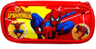 

Cloud9JP spiderman superhero Art Plastic Pencil Box(Set of 1, Red)
