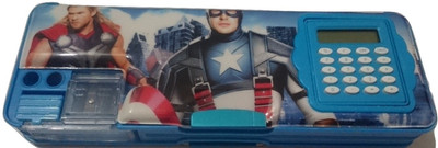 

Gift Chachu Calculator NA Art Plastic Pencil Box(Set of 1, Blue)