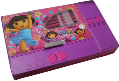 

Siltason Shakti Dora Cartoon character Art Plastic Pencil Box(Set of 1, Pink)