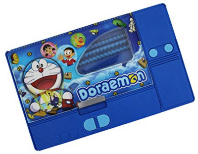 

Shopaholic Doraemon Cartoon Art Plastic Pencil Box(Set of 1, Multicolor)
