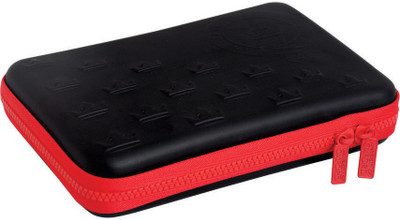 

University of Oxford Crown Plain Art Canvas Pencil Box(Set of 1, Red)